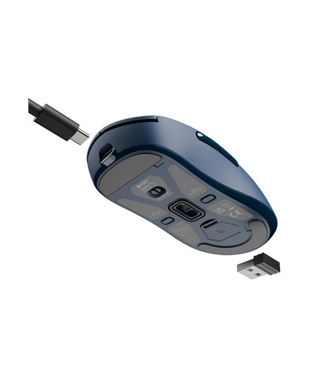 Fury Gaming Mouse | Tanto T4 | Wired/Wireless | 2.4 GHz, Bluetooth, USB | Blue