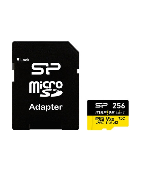 Silicon Power Inspire | 256 GB | microSDXC | Flash memory class C10, UHS-I U3, V30