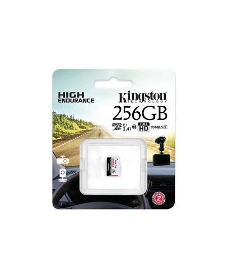 Kingston Endurance 95R | 256 GB | microSDXC | Flash memory class Class 10, UHS-I