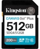 Kingston | Canvas Go! Plus | 512 GB | SD | Flash memory class Class 10, UHS-I, U3, V30