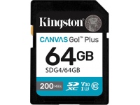 Kingston | Canvas Go! Plus | 64 GB | SD | Flash memory class Class 10, UHS-I, U3, V30
