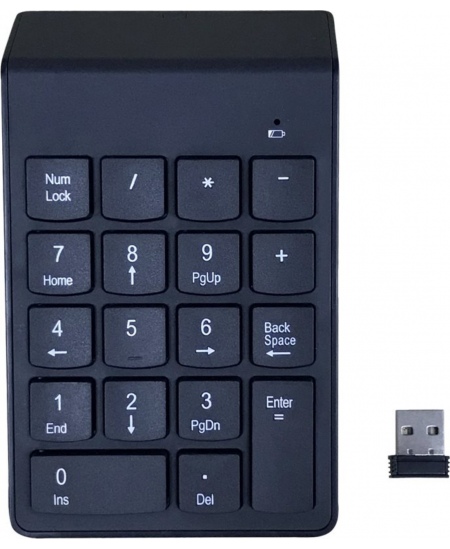 Gembird | Numeric keypad | KPD-W-02 | Numeric keypad | Wireless | N/A | Black