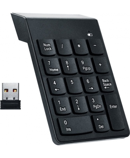 Gembird | Numeric keypad | KPD-W-02 | Numeric keypad | Wireless | N/A | Black