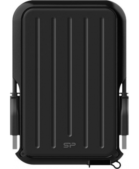 Silicon Power Portable Hard Drive | Armor A66 | 4000 GB | USB 3.2 Gen 1 | Black