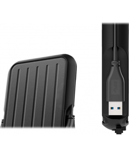Silicon Power Portable Hard Drive | Armor A66 | 4000 GB | USB 3.2 Gen 1 | Black