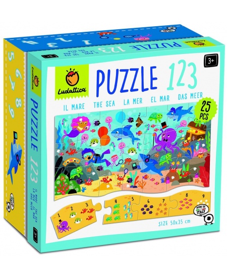 Dėlionė 123 LUDATTICA Jūra, 25 det.
