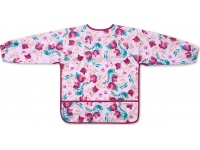 BabyOno prijuostėlė su rankovėmis gėlės, 24m+, 1477/01