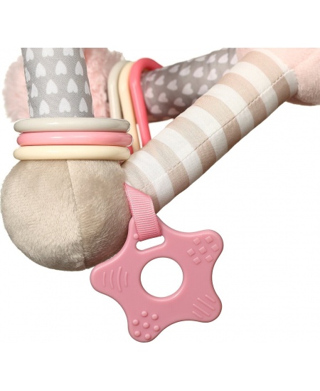 BabyOno lavinamasis žaislas piramidė rožinė 898/01