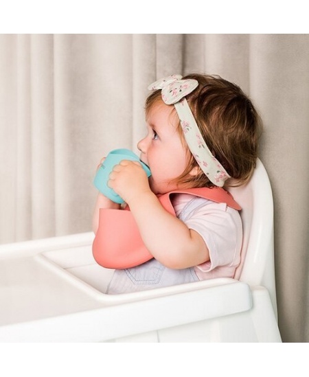 Babyono ergonomiškas mokomasis puodelis mėtinis 1463/06