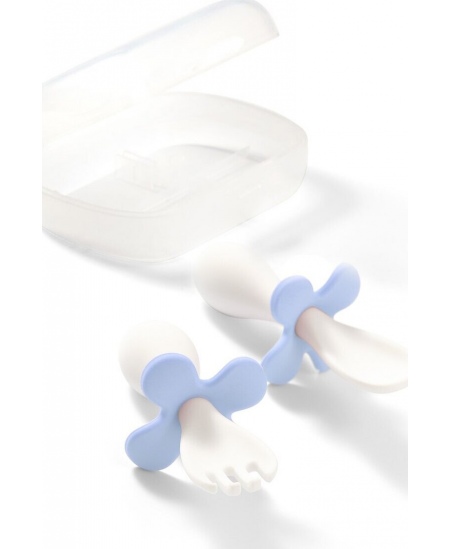 BabyOno ergonomiški šaukštelis šakutė 12 mėn mėlynas 969/05