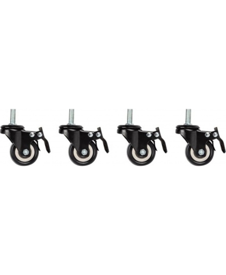 Lanberg Castors x4 with thread and brake for wall mounting cabinets | Lanberg