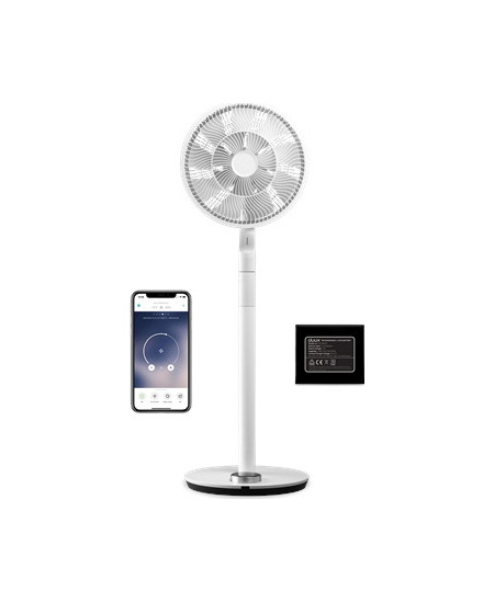 Duux | Fan | Whisper Flex Ultimate | Stand Fan | White | Diameter 34 cm | Number of speeds 30 | Oscillation | 3-32 W | Remote co