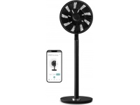 Duux | Fan | Whisper Flex Ultimate Smart | Stand Fan | Black | Diameter 34 cm | Number of speeds 30 | Oscillation | 3-26 W | Rem