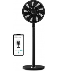 Duux | Fan | Whisper Flex Ultimate Smart | Stand Fan | Black | Diameter 34 cm | Number of speeds 30 | Oscillation | 3-26 W | Rem