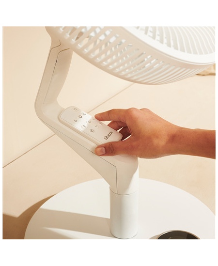 Duux | Fan | Whisper Flex Ultimate Smart | Stand Fan | White | Diameter 34 cm | Number of speeds 30 | Oscillation | 3-26 W | Rem
