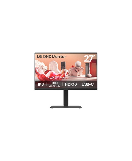 LG 27BA75QB-B | 27 " | IPS | 16:9 | 100 Hz | 5 ms | 2560 x 1440 pixels | 280 cd/m² | HDMI ports quantity 1 | Black