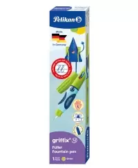 Plunksnakotis PELIKAN Griffix-4, kairiarankiams, žalias