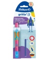 Plunksnakotis PELIKAN Griffix-4, kairiarankiams, Lovely Pink, blisteryje