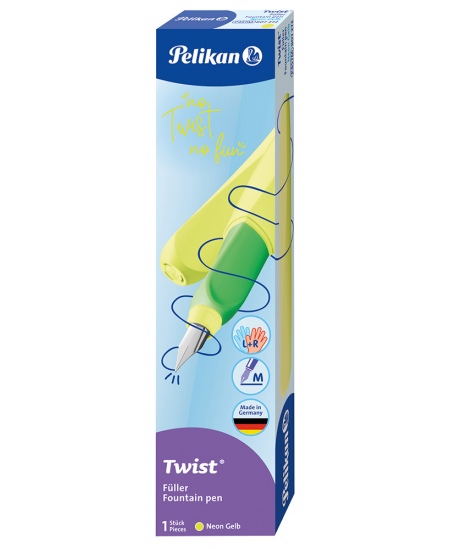 Plunksnakotis PELIKAN Twist, Neon Yellow