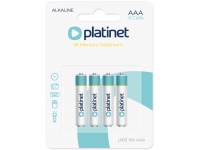 Elementai PLATINET Alkaline LR03 (AAA), 4 vnt.