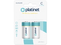 Elementai PLATINET Alkaline LR14 C, 2 vnt.