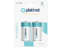 Elementai PLATINET Alkaline LR20 (D), 2 vnt.