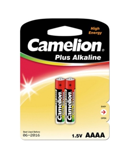 Camelion Plus Alkaline AAAA 1.5V (LR61), 2-pack (for toys, remote control and similar devices) Camelion