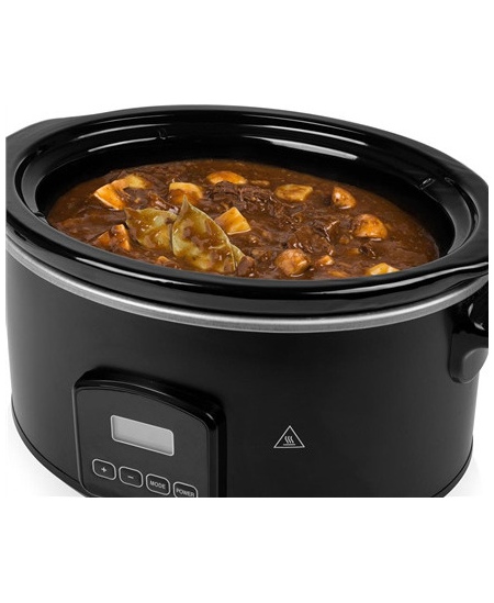 Tristar Digital Slowcooker VS-3920 210 W, Stainless steel, 4.5 L, Number of programs 4, Black