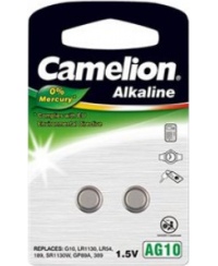 Camelion | AG10/LR54/LR1130/389 | Alkaline Buttoncell | 2 pc(s)