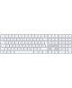 Apple Magic Keyboard with Touch ID and Numeric Keypad | Keyboard | Wireless | English | White
