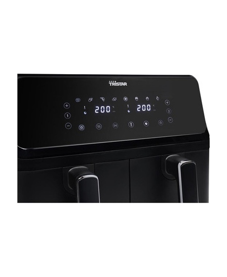 Tristar Double Basket Airfryer | FR-9026 | Power 2700 W | Capacity 8 L | Black