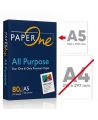 Popierius PAPER ONE ALL Purpose 80 g/m2, A5, 500 lapų