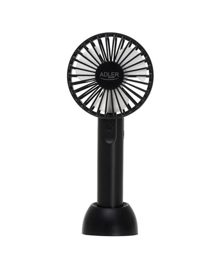 Adler Mini USB Fan | AD 7338 | Desk fan | Black | Diameter 7 cm | Number of speeds 3