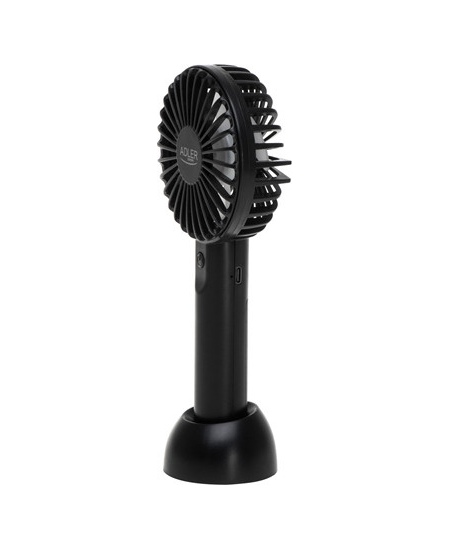 Adler Mini USB Fan | AD 7338 | Desk fan | Black | Diameter 7 cm | Number of speeds 3