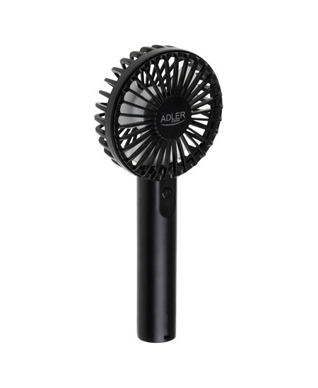 Adler Mini USB Fan | AD 7338 | Desk fan | Black | Diameter 7 cm | Number of speeds 3