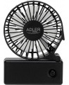 Adler Foldable mini fan | AD 7336 | Desk fan | Black | Diameter 6.5 cm | Number of speeds 1