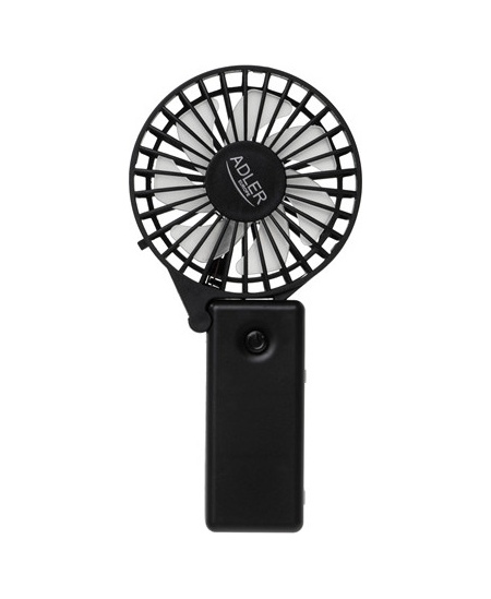 Adler Foldable mini fan | AD 7336 | Desk fan | Black | Diameter 6.5 cm | Number of speeds 1
