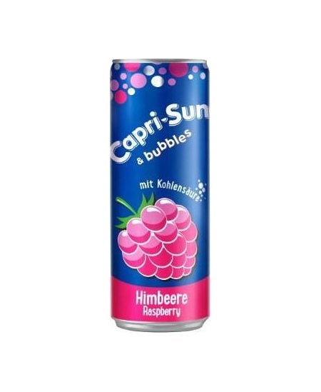 Gazuotas gaivusis gėrimas CAPRI-SUN, aviečių skonio, 0,33l