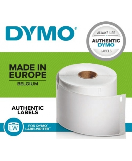 Dymo 99012 (S0722400) Etiketės 36 x 89mm, 2 ritinėliai x 260 etikečių, Balta
