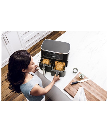 NINJA | Airfryer | AF451EU Foodi MAX Dual Zone | Power 2470 W | Capacity 9.5 L | Black