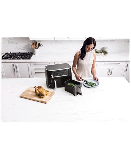 NINJA | Airfryer | AF451EU Foodi MAX Dual Zone | Power 2470 W | Capacity 9.5 L | Black