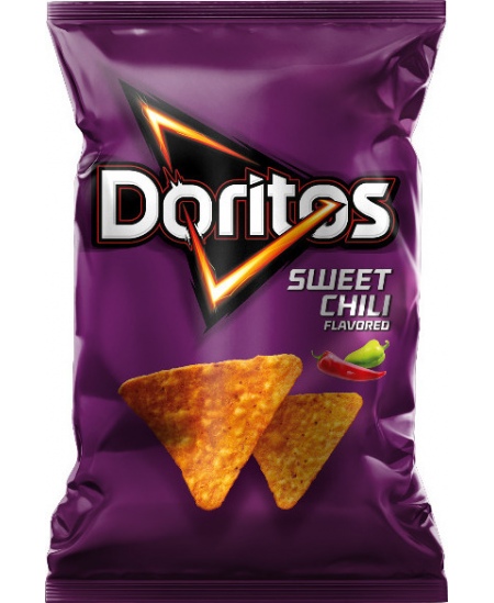 Kukurūzų traškučiai DORITOS saldžiųjų čili pipirų skonio, 100g