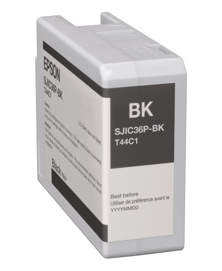 Epson SJIC36P(K) (C13T44C140) Rašalinė kasetė, Juoda