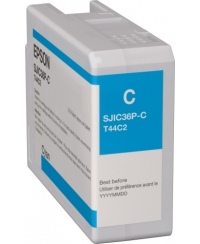 Epson SJIC36P(C) (C13T44C240) Rašalinė kasetė, Žydra