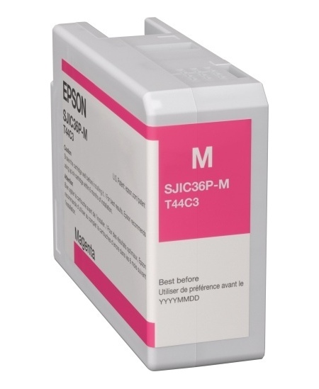 Epson SJIC36P(M) (C13T44C340) Rašalinė kasetė, Purpurinė