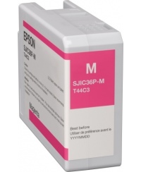 Epson SJIC36P(M) (C13T44C340) Rašalinė kasetė, Purpurinė