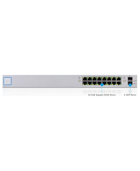 Ubiquiti UniFi 16Port Gigabit Switch with PoE and SFP | Ubiquiti