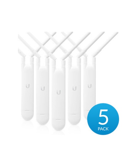 Ubiquiti | UniFi | UAP-AC-M-5Pack Mesh Access Point | 802.11ac | 2.4/5 | 867 Mbit/s | 10/100/1000 Mbit/s | Ethernet LAN (RJ-45) 