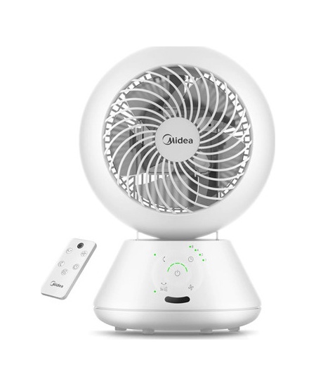 Midea Fan | MDF24JRW TurboForce | Table Fan | White | Number of speeds 5 | Oscillation | Remote control