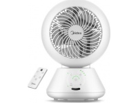 Midea Fan | MDF24JRW TurboForce | Table Fan | White | Number of speeds 5 | Oscillation | Remote control